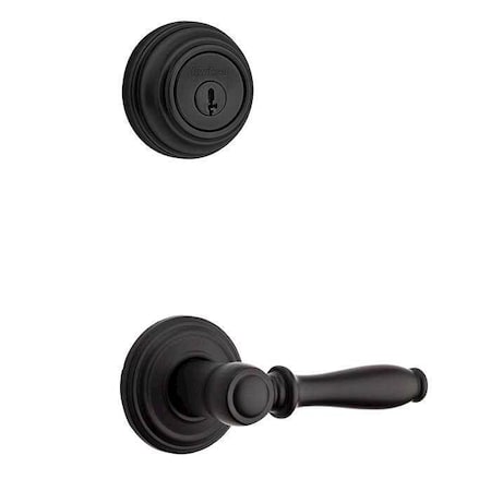 Kwikset Ashfield Lever Interior Double Cylinder Handleset Trim 967ADL-514